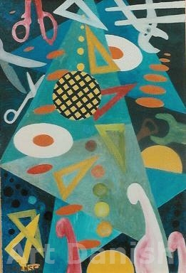 Rumfart in Oil on canvas 3